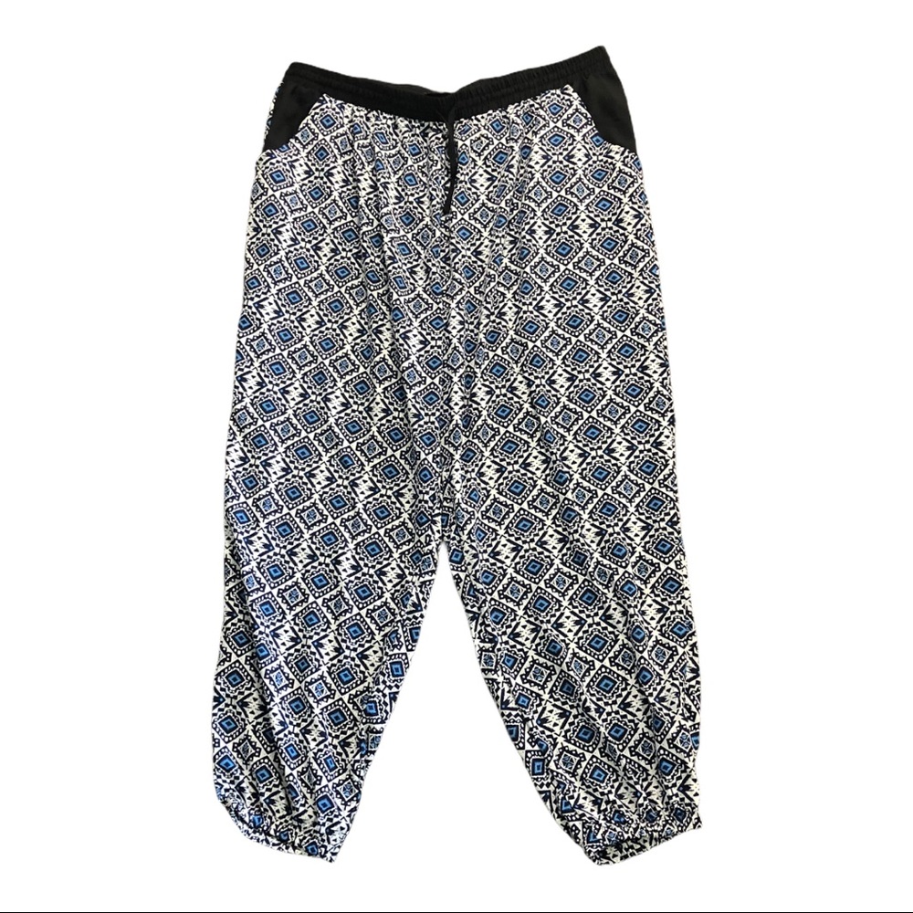 Aztec Tribal Print Freckles Stretch Pant Size 3x